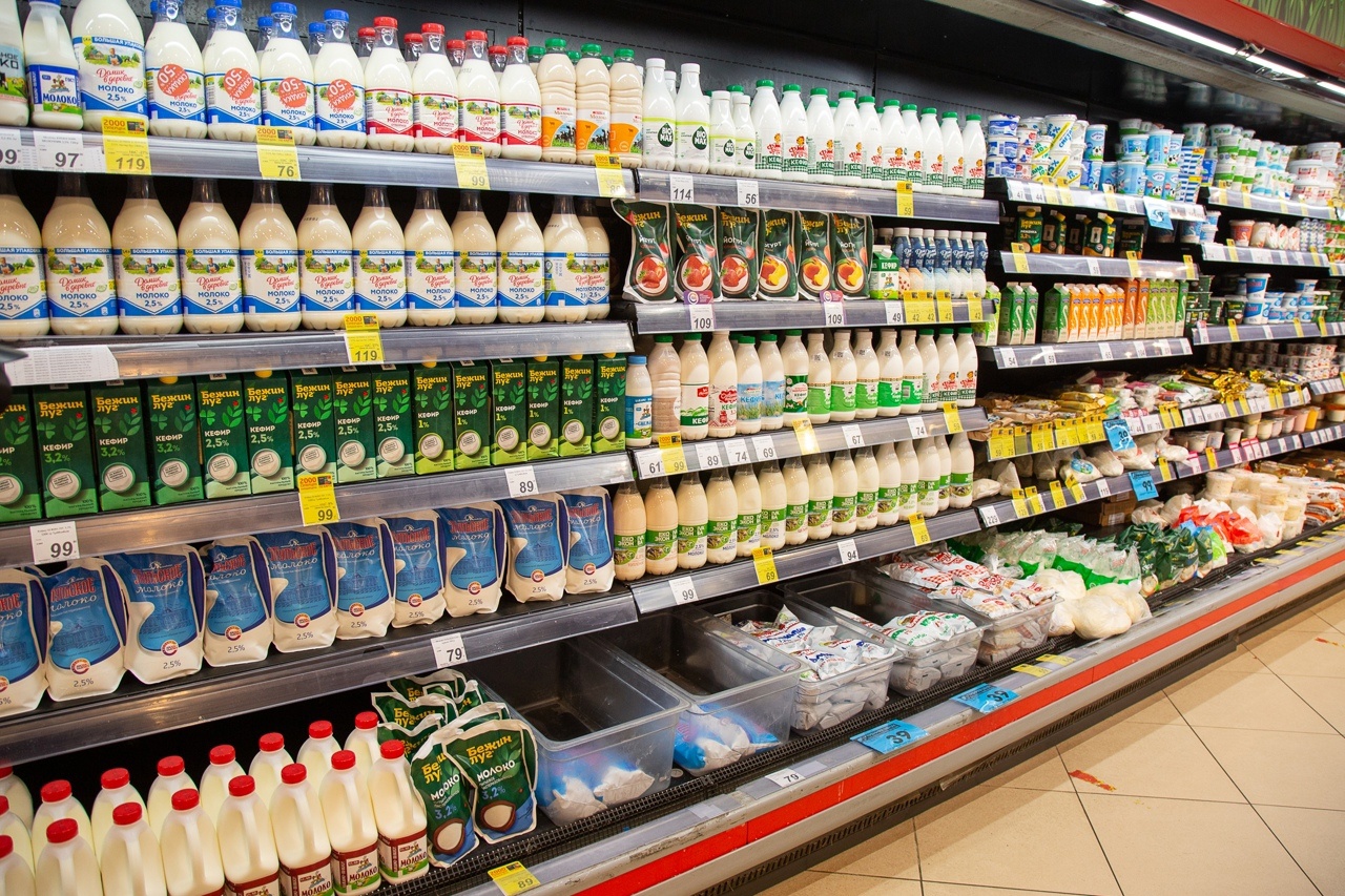 С начала года молоко в Тульской области подорожало почти на 2 рубля