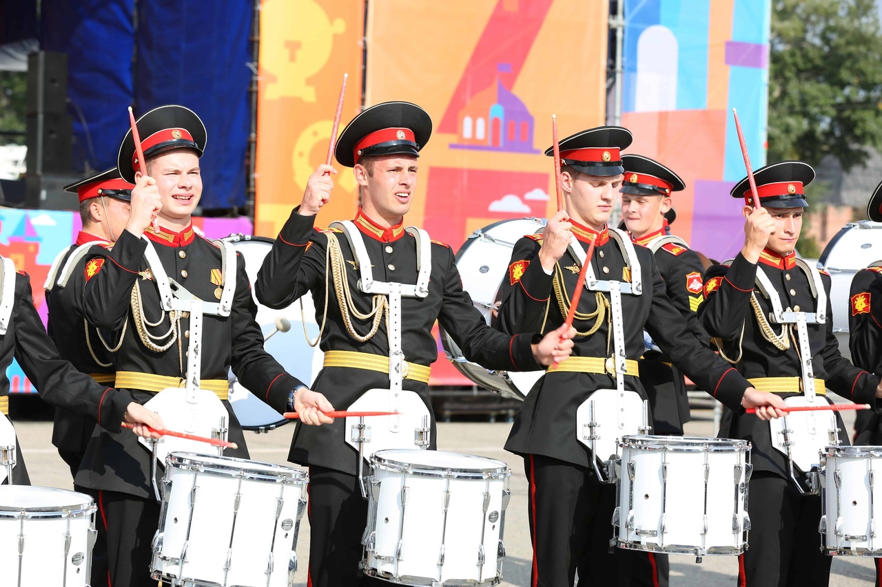 В День города в Туле выступили лучшие военные оркестры России
