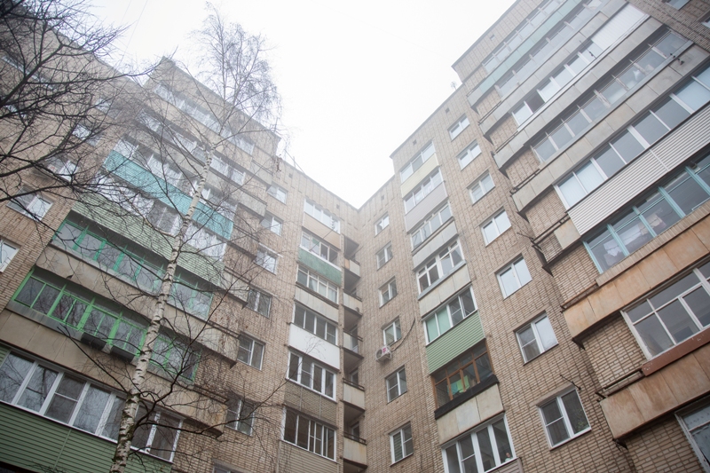 В Щекино в многоэтажке обрушились оконные балки