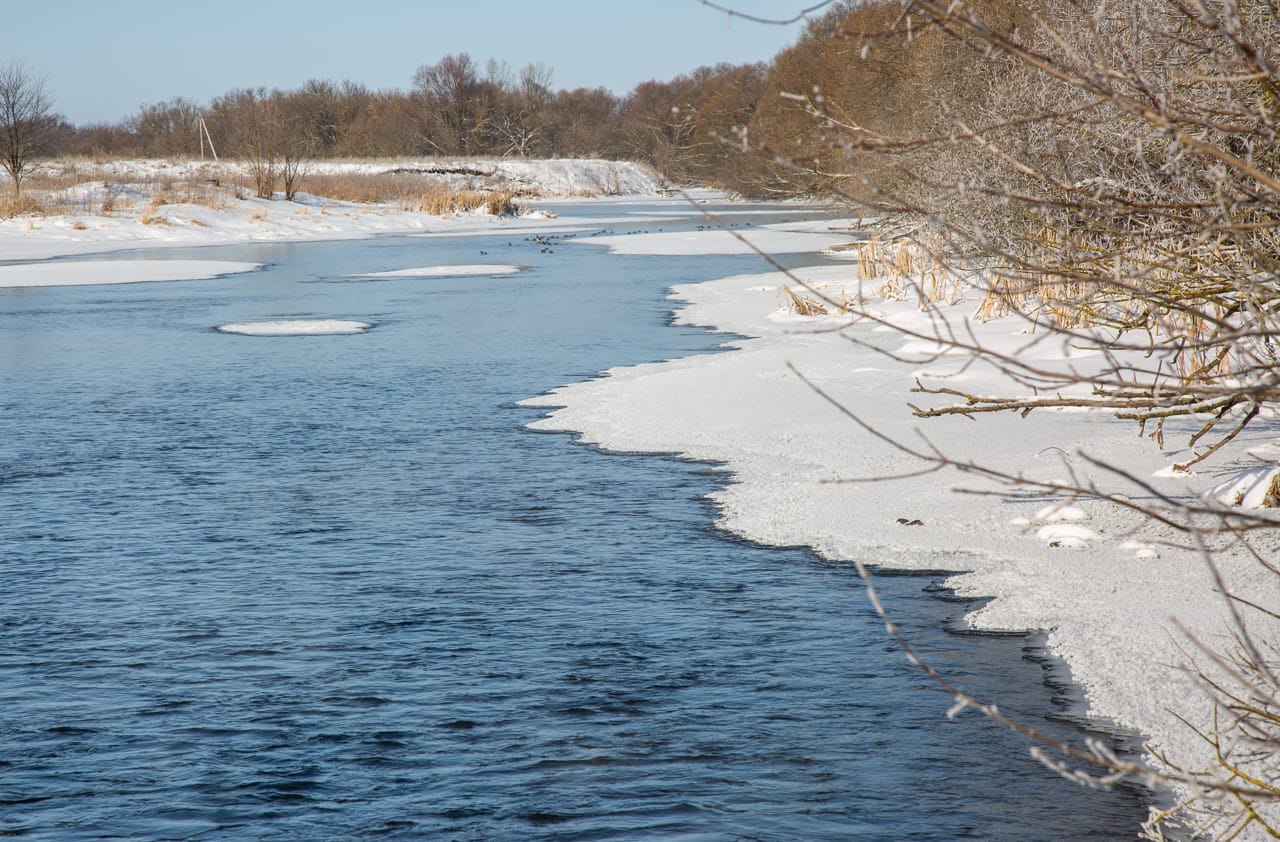 В Тульской области впервые выполнят чернение льда на реках и водоемах