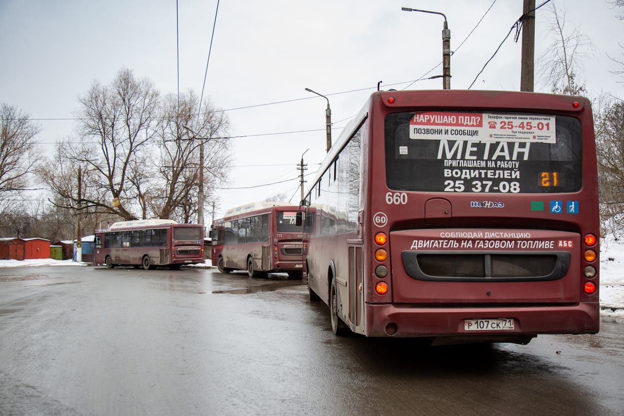 В Туле более 240 общественных автобуса дезинфицируются каждый день