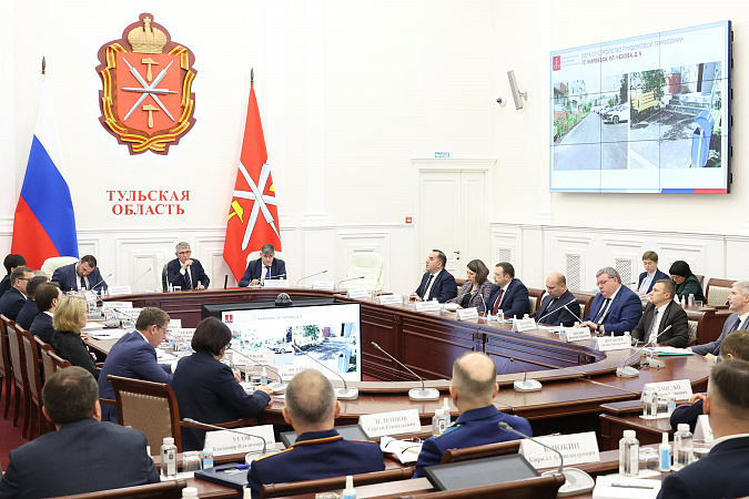 В Тульской области отремонтированы дороги и детские площадки