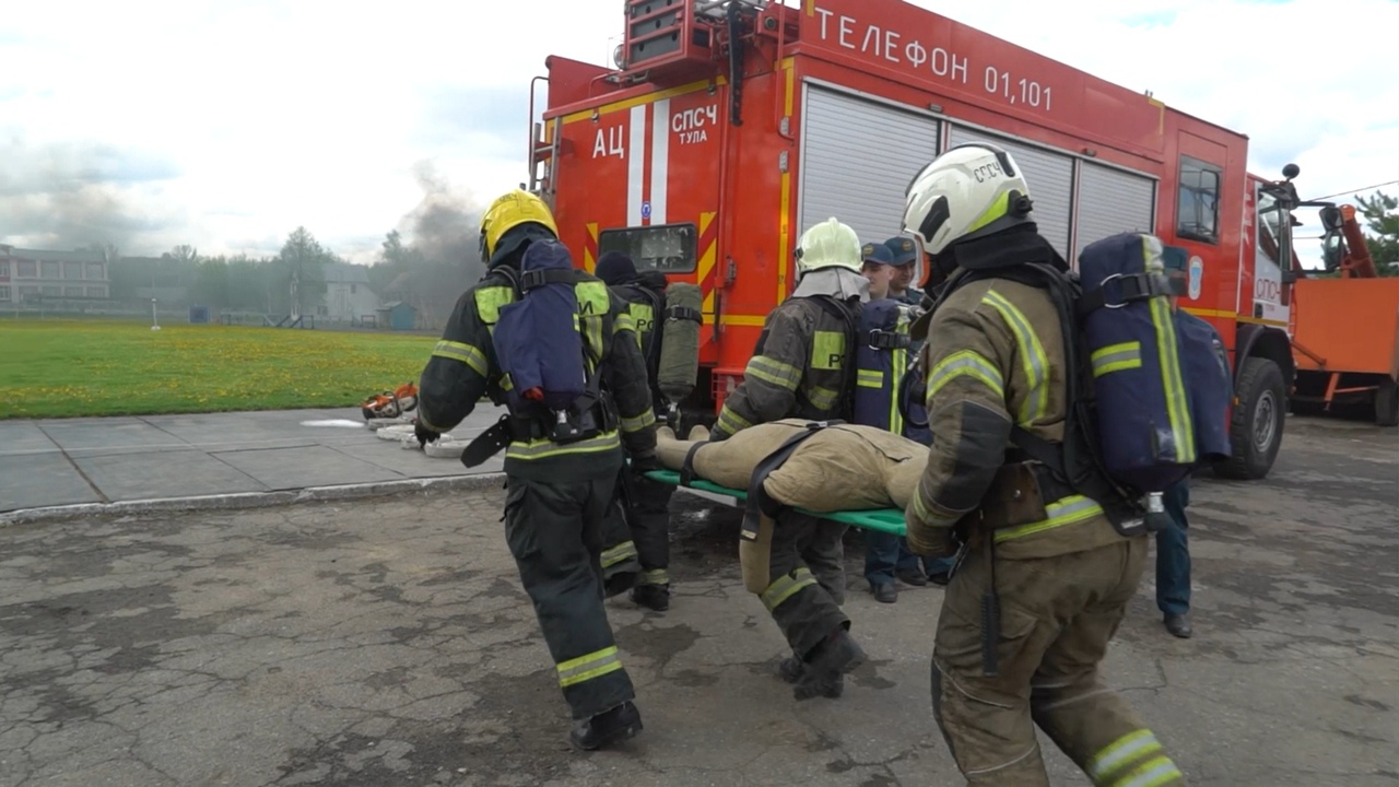 Предотвращение, спасение, помощь: в Тульской области выбрали лучших пожарных региона