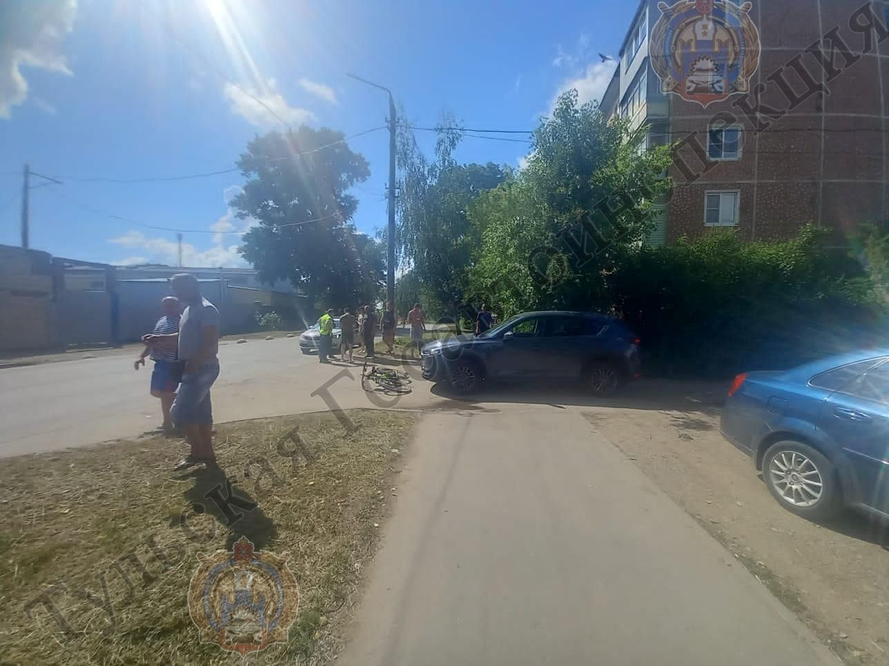 В Щекино водитель «Мазды» сбил школьника на велосипеде