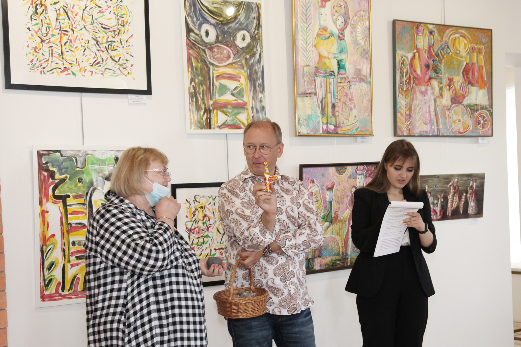 «В Одоев за вдохновением»: в музее «Кружевная сказка» открылась новая выставка живописи