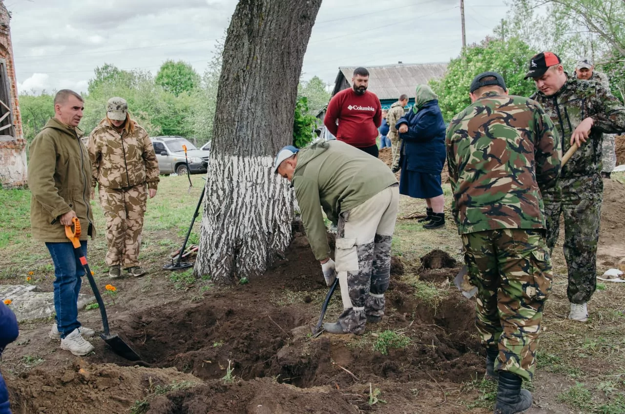 В Белевском районе в братской могиле покоятся останки около 100 бойцов Красной армии