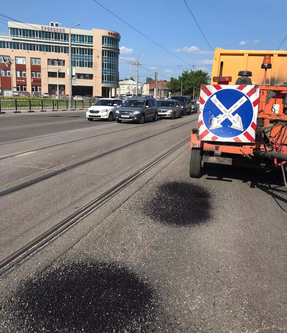 В Туле продолжается ремонт дорог