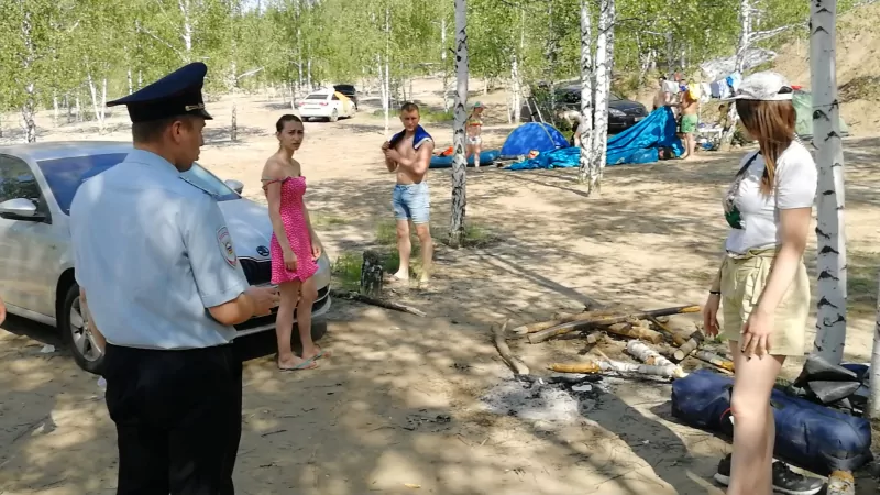 В Кондуках полиция поймала более 60 нелегально отдыхающих