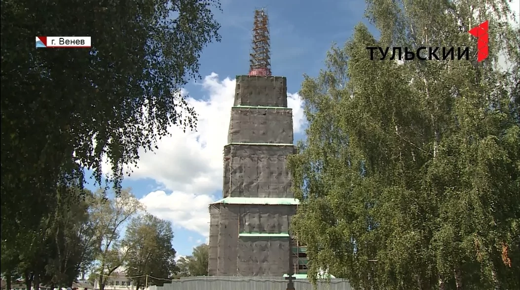 В Веневе реставрируют старинную 80-метровую колокольню