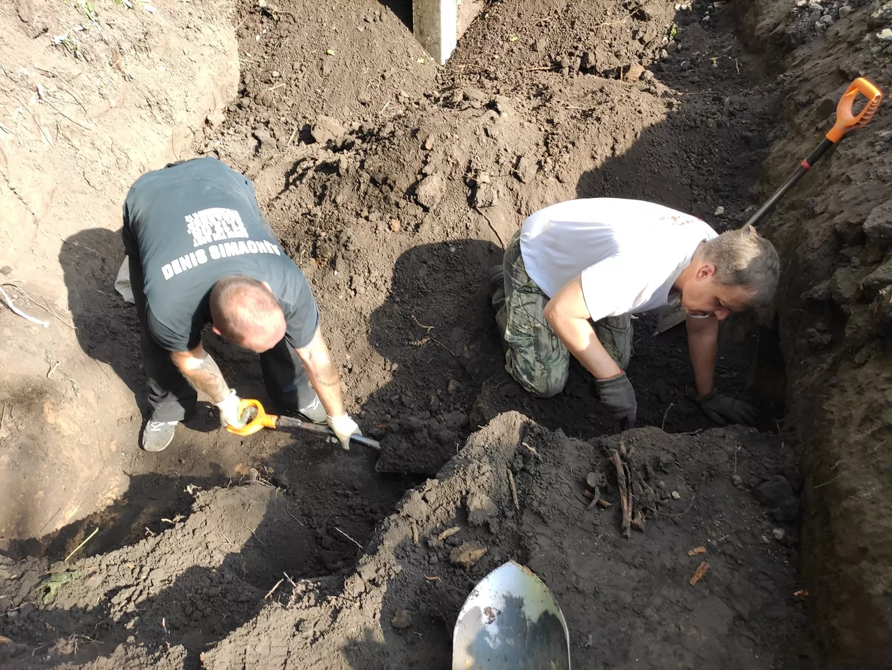 В Тульской области обнаружили захоронение казненных фашистами красноармейцев