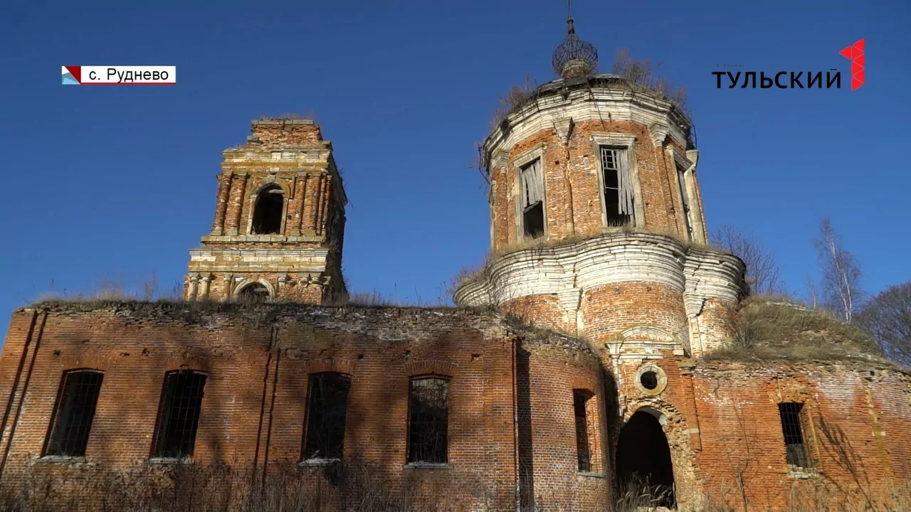 В деревне под Тулой на глазах разрушается старинный храм
