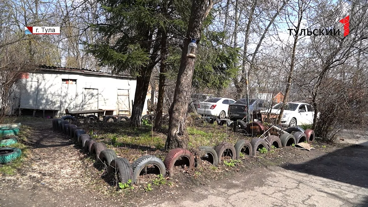 Осторожно, шины: с улиц Тулы массово убирают автомобильные покрышки