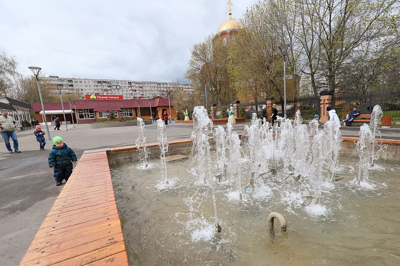 В Туле заработали городские фонтаны