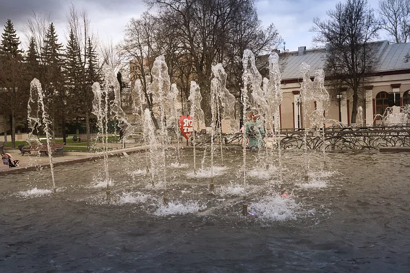 В Туле заработали городские фонтаны