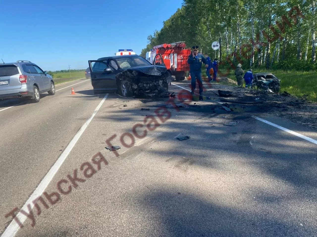 В ДТП под Веневом погибли три человека