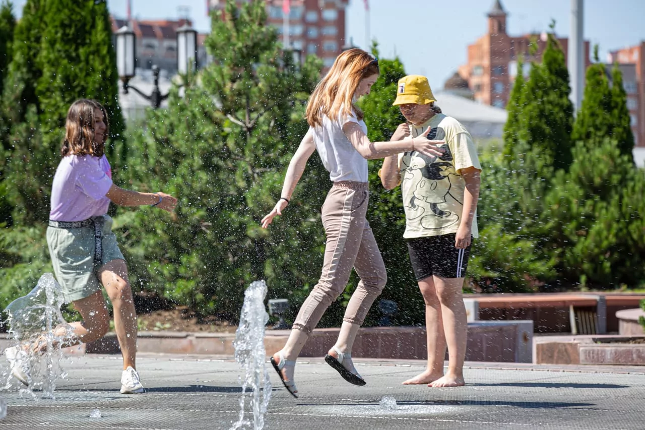 Как туляки переживают аномальную жару: фоторепортаж