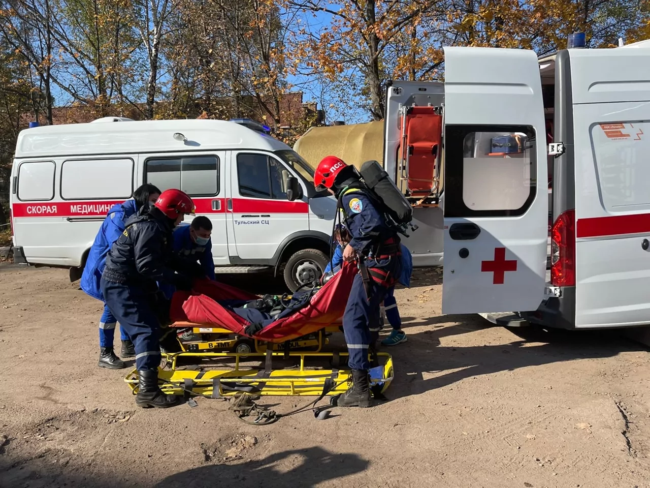 В Туле отработали действия по ликвидации последствий авиаудара