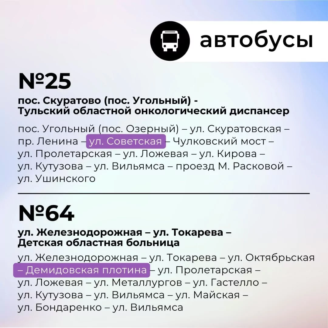 В Туле из-за ремонта временно перекрыли Демидовский мост: как будет ходить общественный транспорт