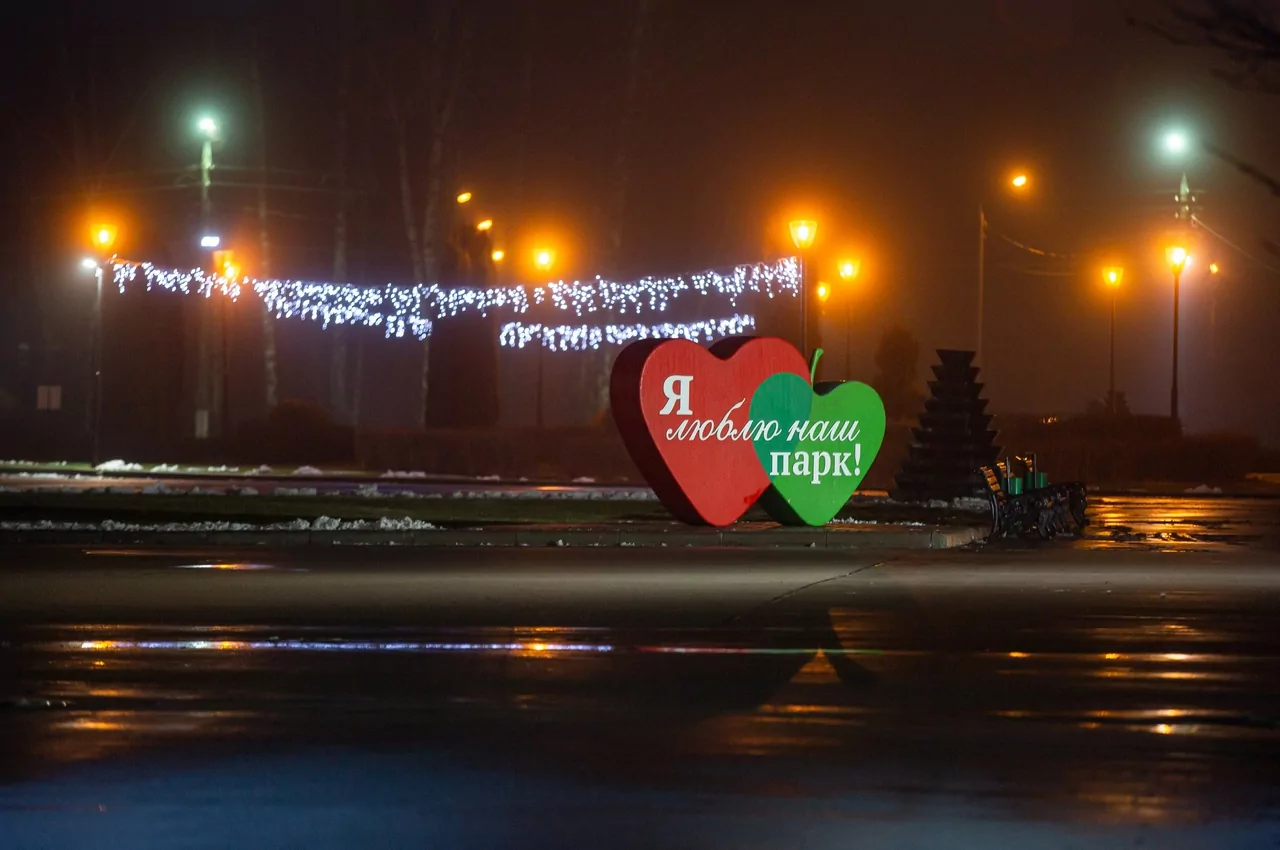 Ночная Тула: публикуем предновогодний фоторепортаж с улиц города