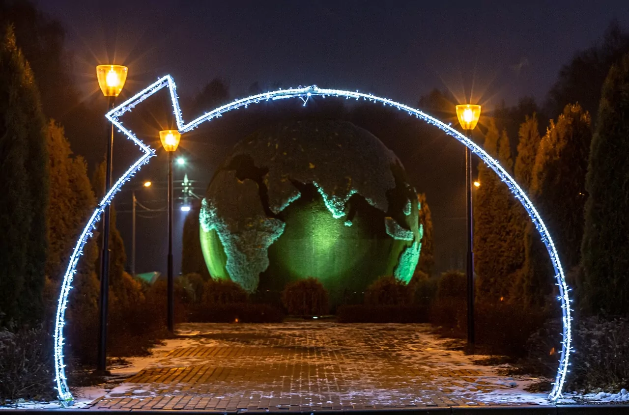Ночная Тула: публикуем предновогодний фоторепортаж с улиц города
