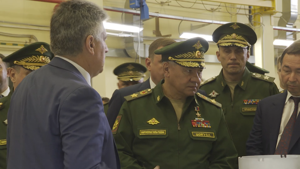 Министр обороны России Сергей Шойгу посетил ОПК в Тульской области