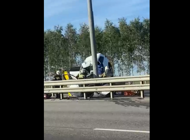 В Ясногорском районе водитель Hyundai Creta уснул за рулем и врезался в столб