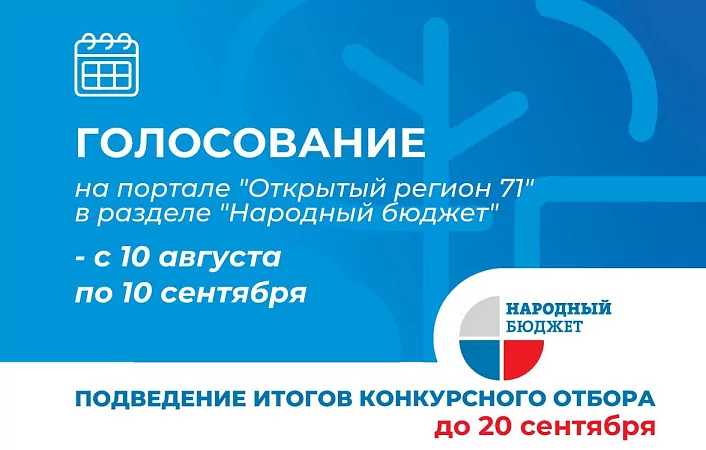 В Тульской области началось голосование за проекты «Народного бюджета»