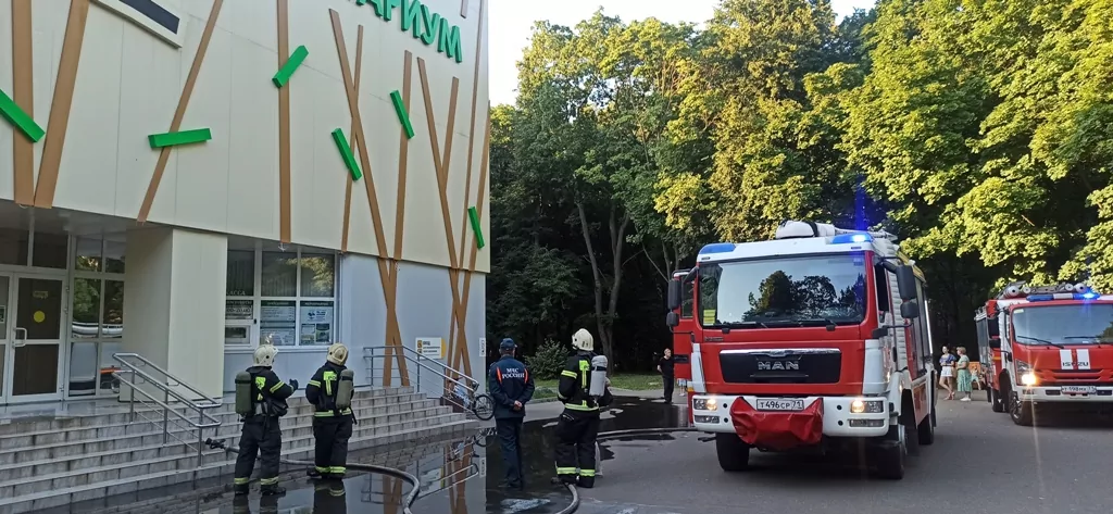 В Тульском экзотариуме произошло задымление
