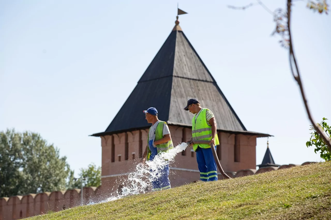 Как туляки переживают аномальную жару: фоторепортаж