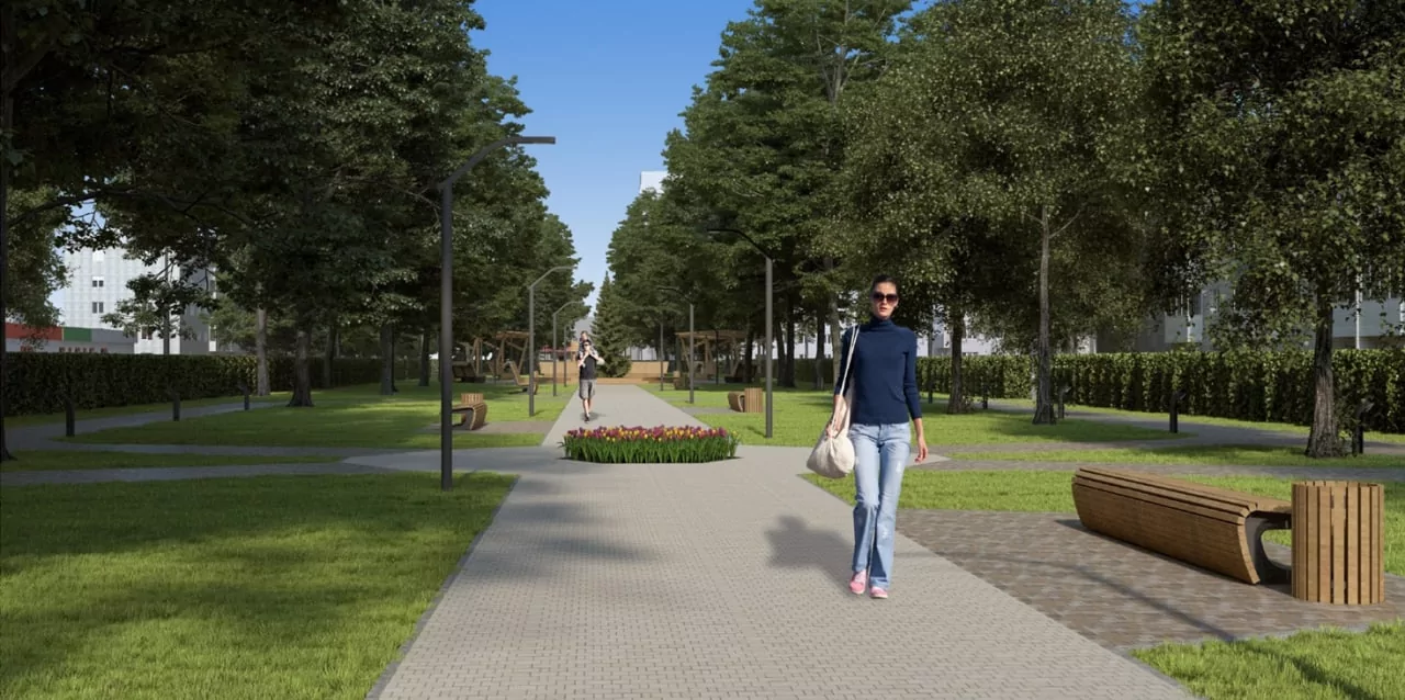 Как будет выглядеть обновленный городской сквер в Новомосковске