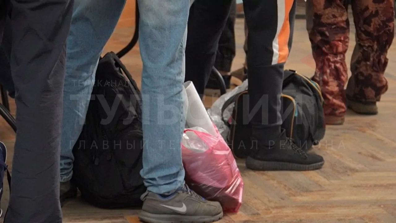 Что сейчас происходит в тульском пункте сбора мобилизованных: фоторепортаж