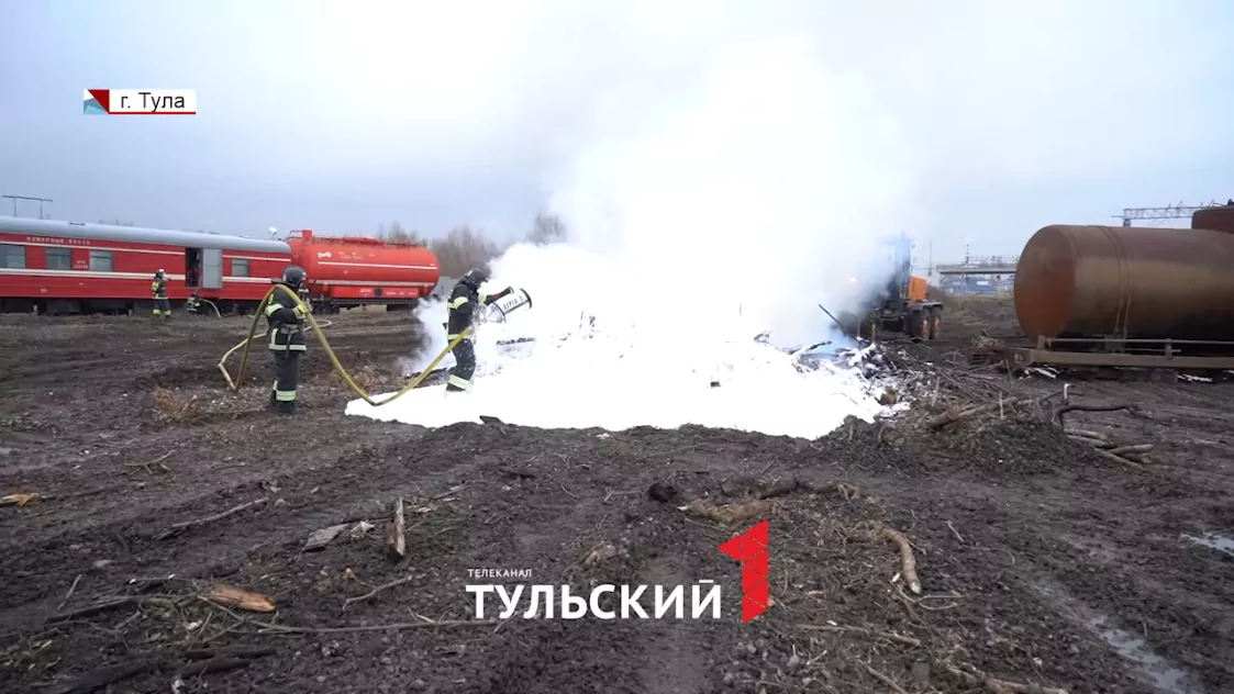 «С рельсов сошел поезд»: в Туле прошли масштабные учения на железной дороге