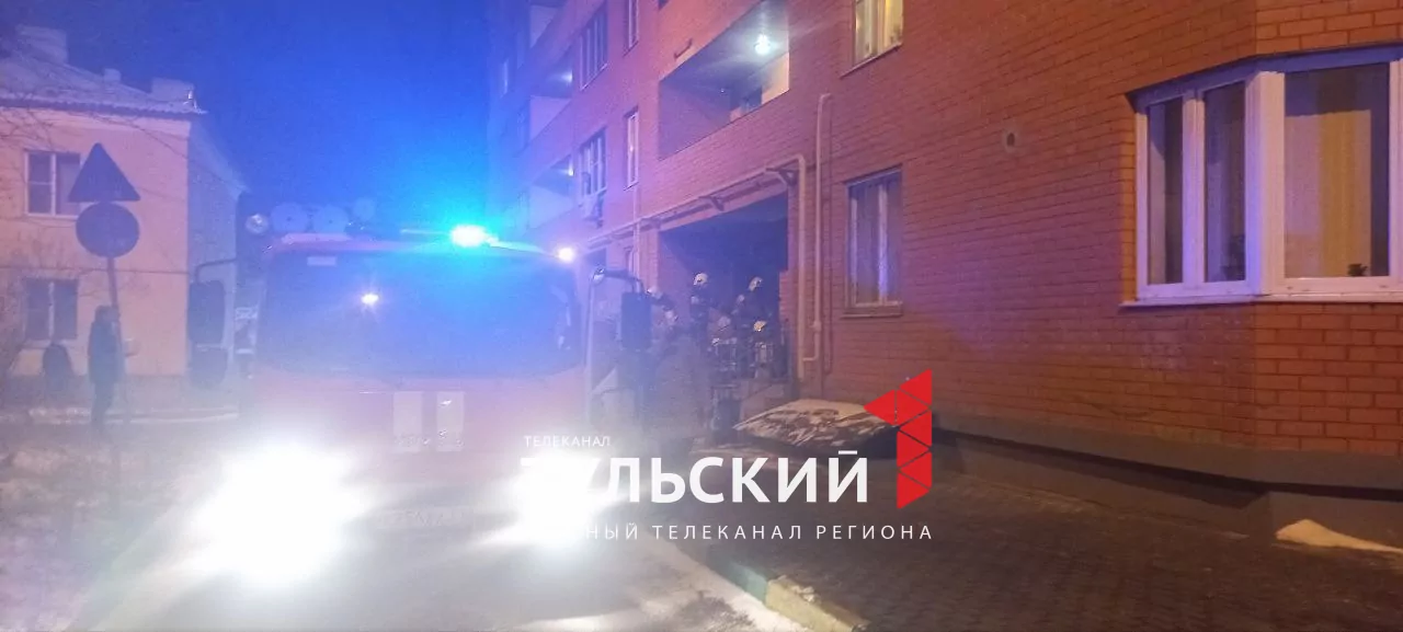 Туляки заметили на улице Николая Руднева 6 пожарных машин