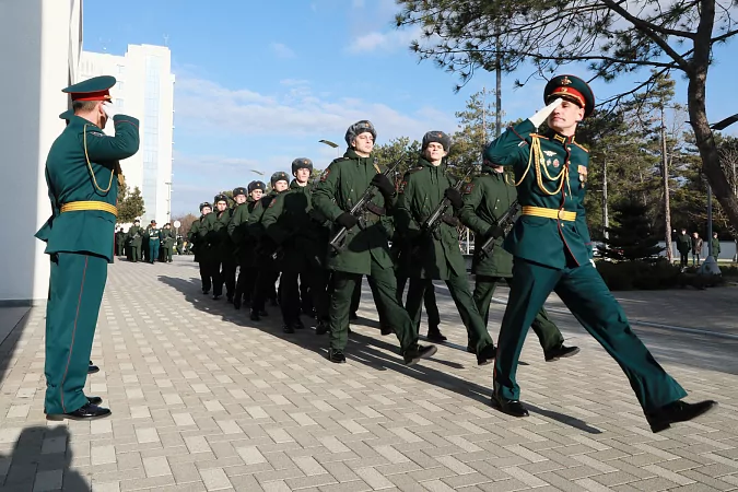 В Анапе новобранцы тульской научной роты «ЭРА» приняли присягу