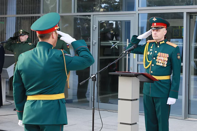 В Анапе новобранцы тульской научной роты «ЭРА» приняли присягу