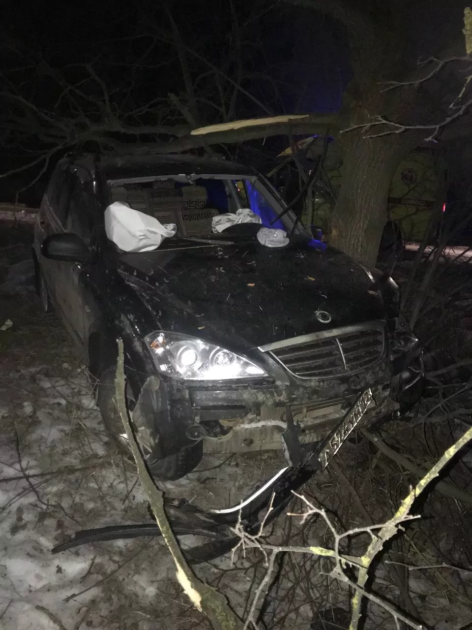 В результате ДТП на Орловском шоссе в Туле водитель и пассажирка попали в больницу