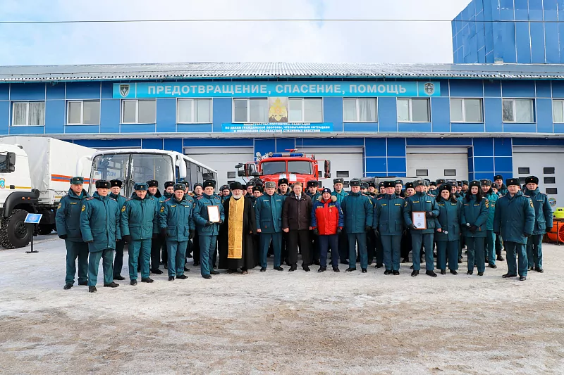 В Туле пожарным передали новую технику
