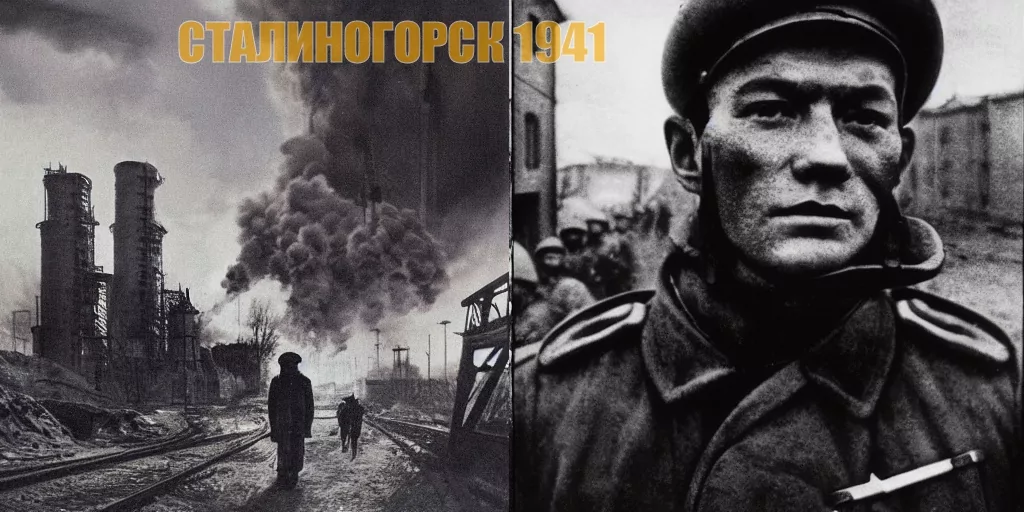 Нейросеть нарисовала Сталиногорск в 1941 году
