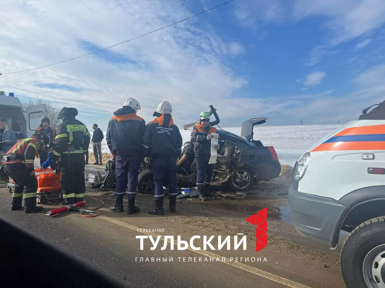 В результате столкновения иномарки с фурой в Щекинском районе погиб мужчина