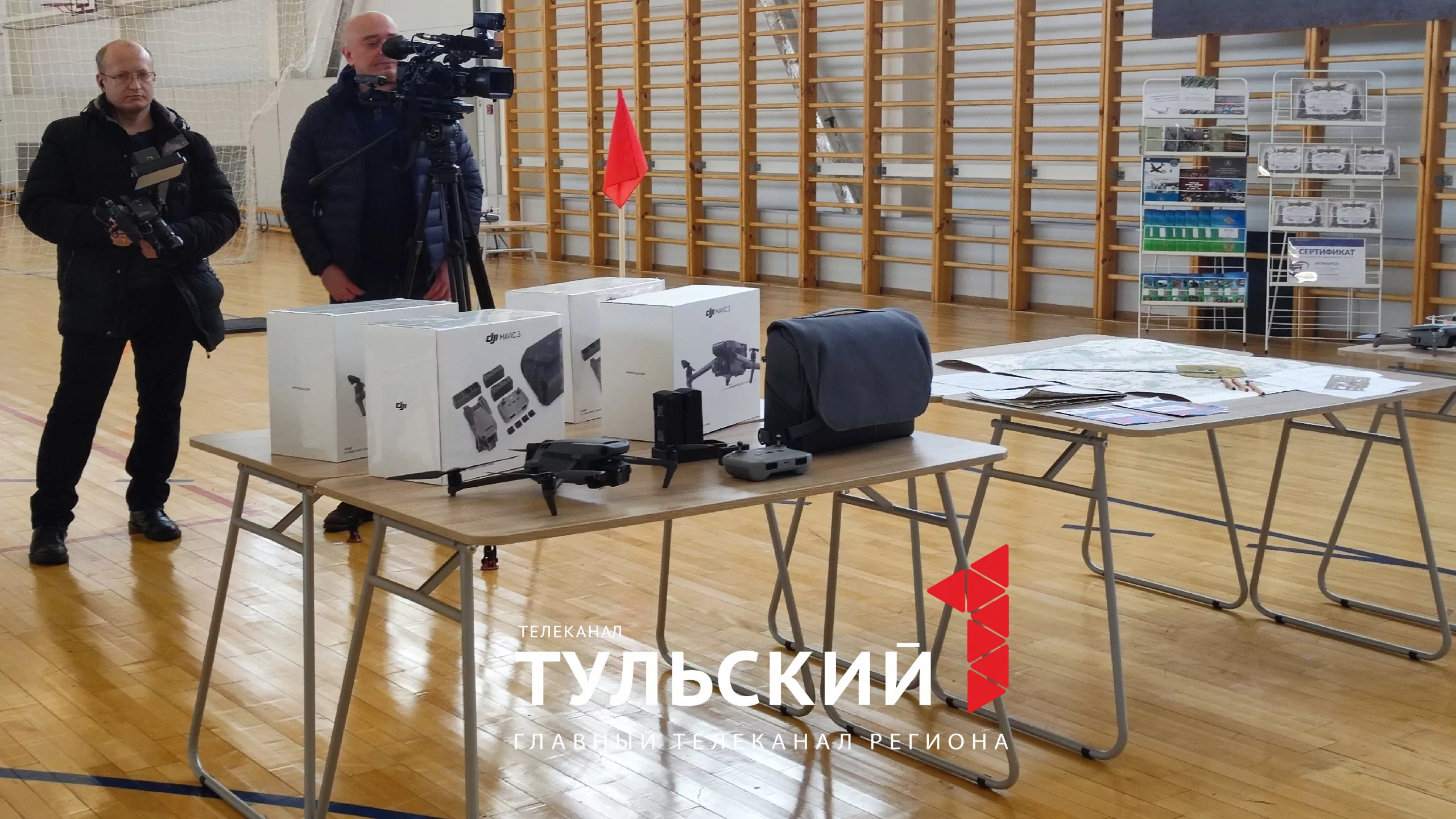 Алексей Дюмин подарил Тульскому Суворовскому училищу 4 квадрокоптера