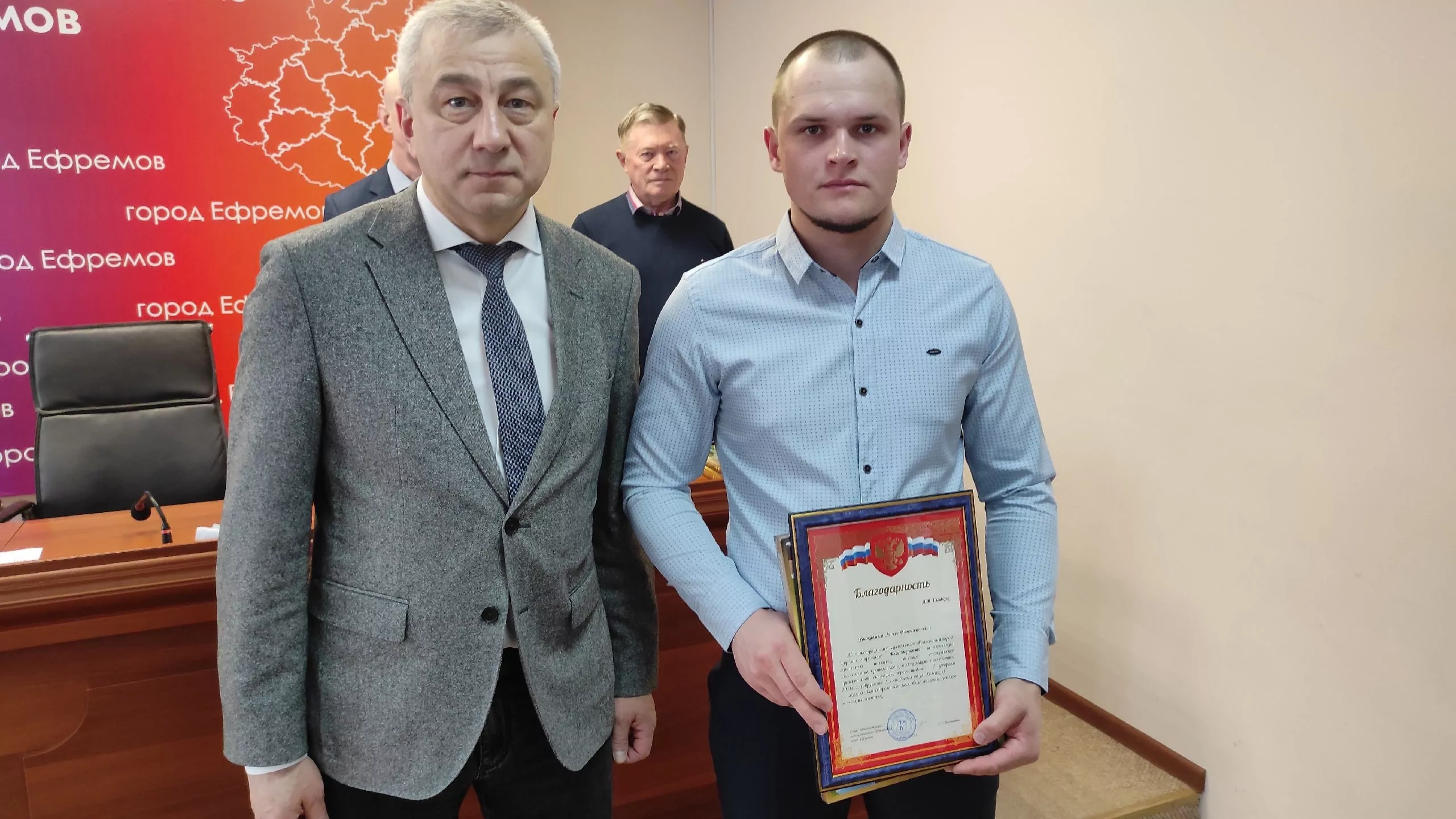 Жителей Ефремова наградили за спасение пострадавших при взрыве газа