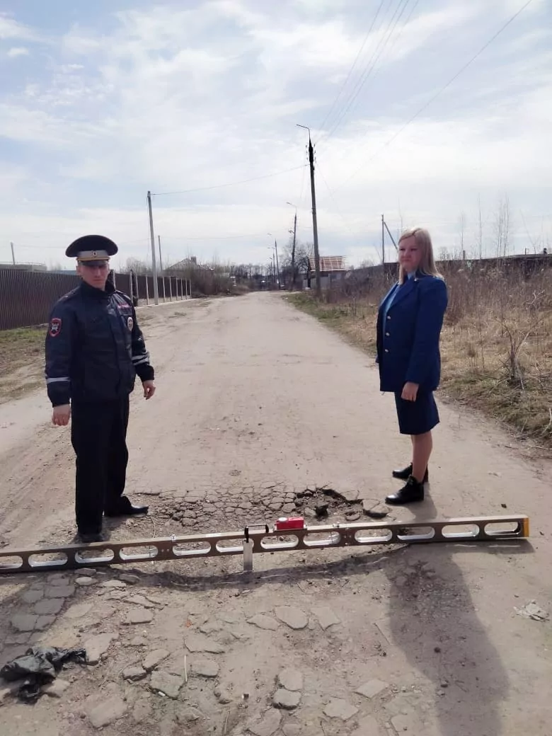 Тульская прокуратура проверяет состояние дорог в Кимовске