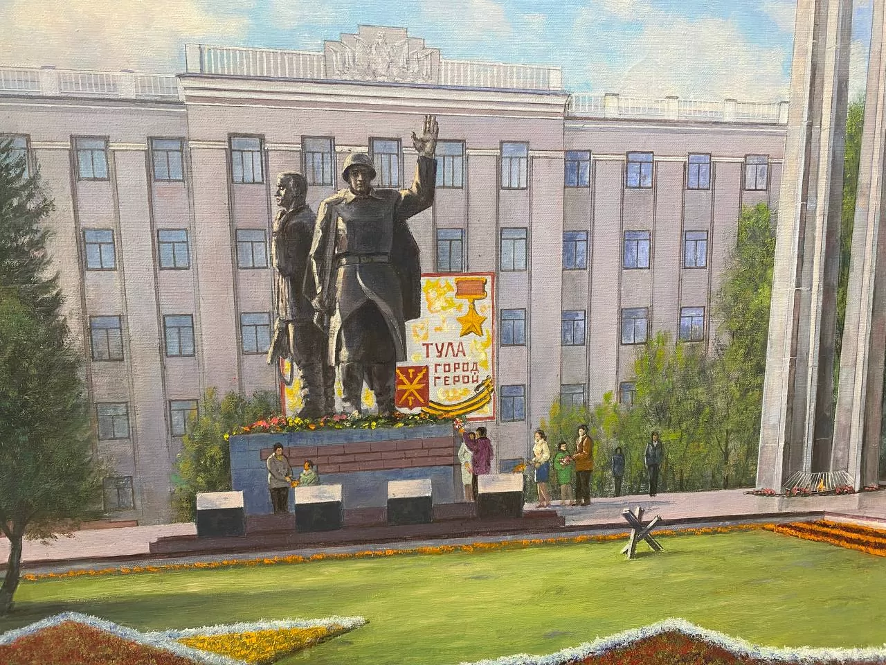 В Туле открылась выставка поэта, художника и мастера чеканки Ивана Щербино