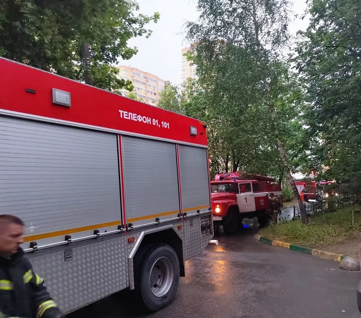 При пожаре на улице Макаренко в Туле угорел мужчина