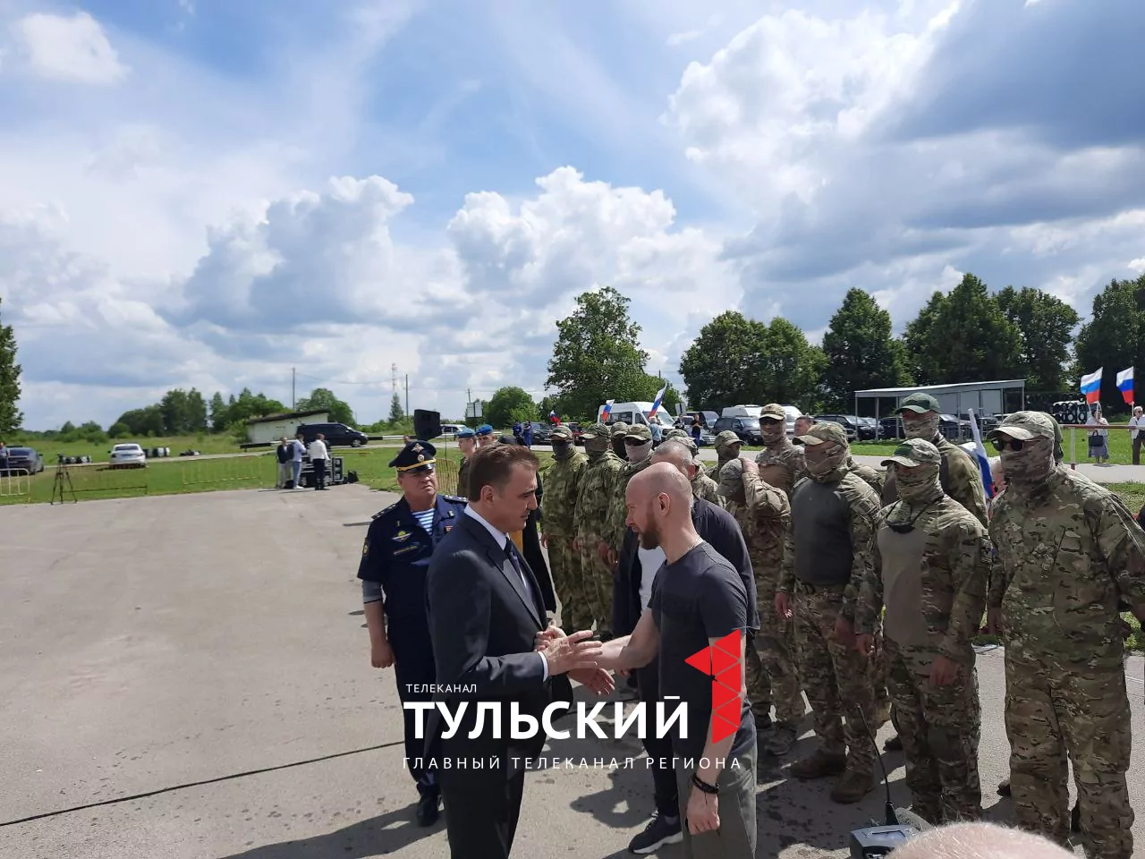 Бойцы именного батальона "Тула" отправились к месту службы
