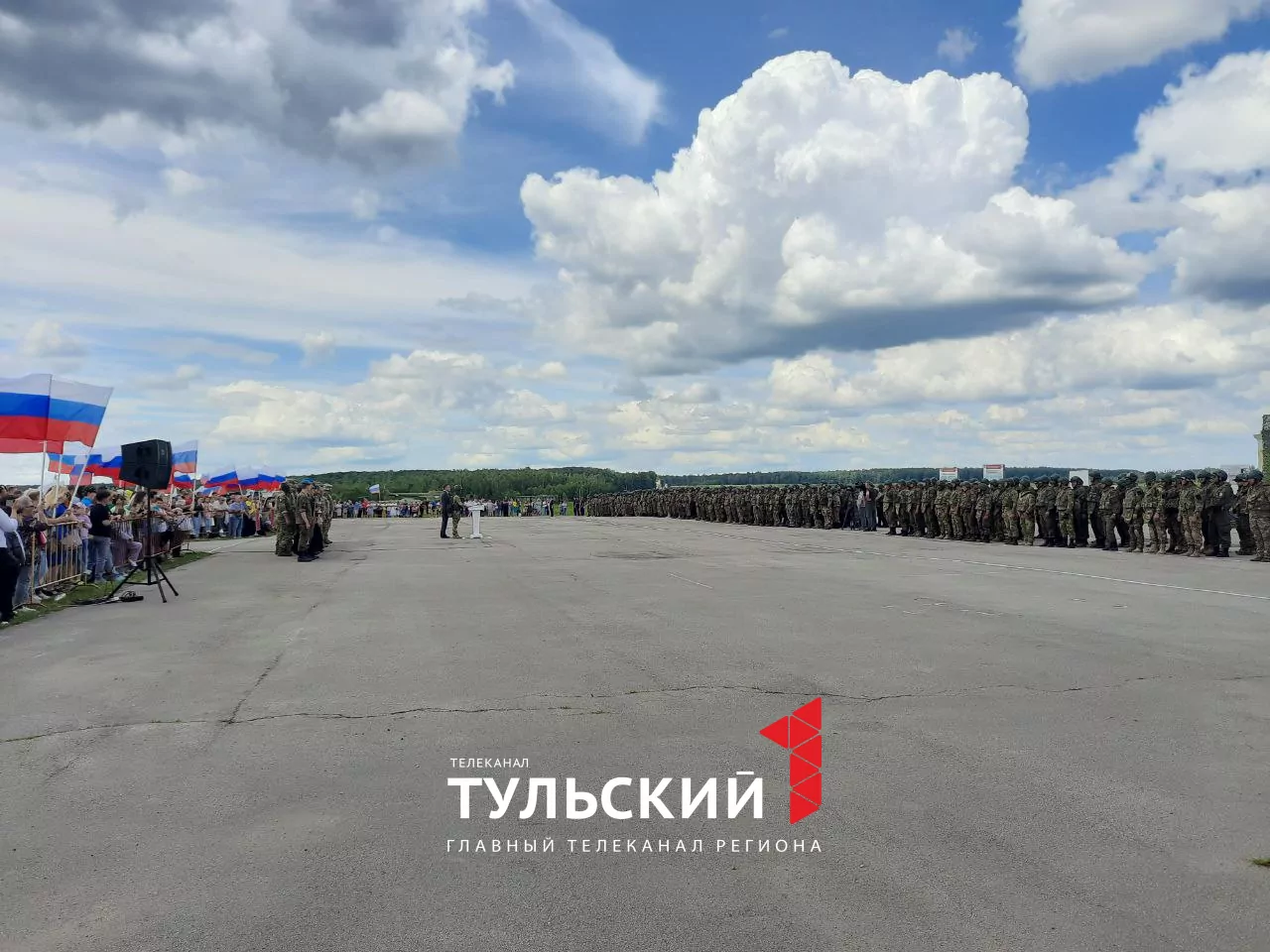 Бойцы именного батальона "Тула" отправились к месту службы