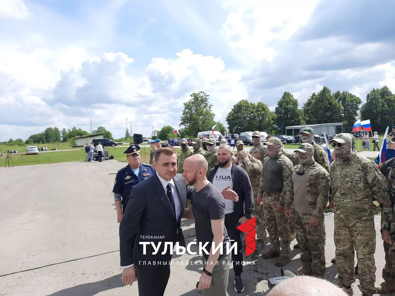 Бойцы именного батальона "Тула" отправились к месту службы