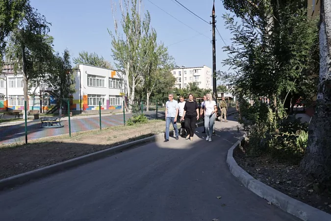 Тульские строители продолжают восстанавливать Мариуполь