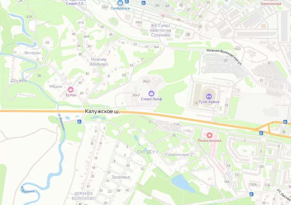 Калужское шоссе в Туле может "встать" в пробках из-за ремонта