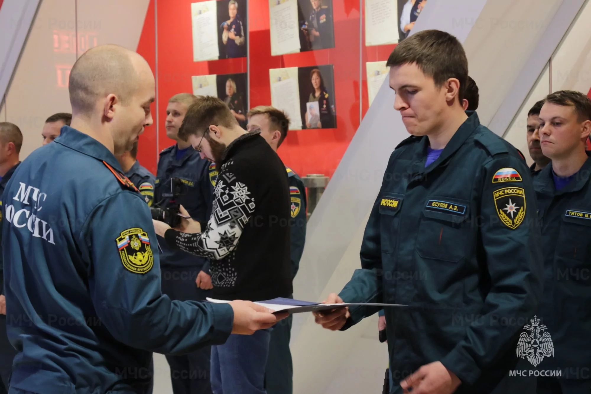 В парке «Патриот» в Туле состоялось посвящение в пожарные